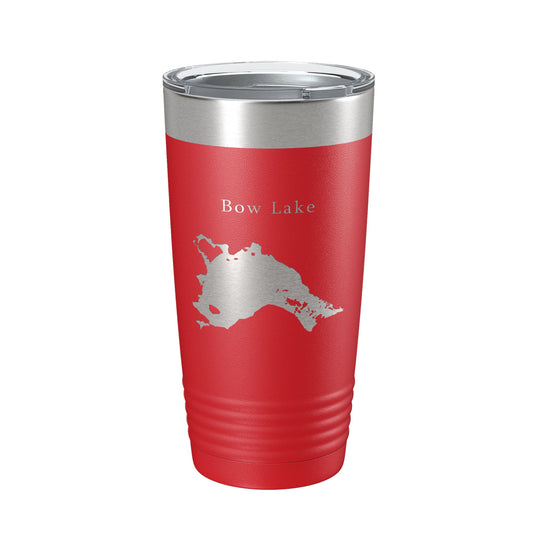 Bow Lake Map Tumbler Travel Mug Insulated Laser Engraved Coffee Cup New Hampshire 20 oz-10