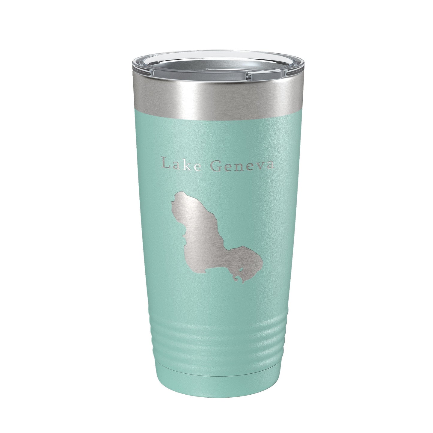 Lake Geneva Map Tumbler Travel Mug Insulated Laser Engraved Coffee Cup Florida 20 oz-12