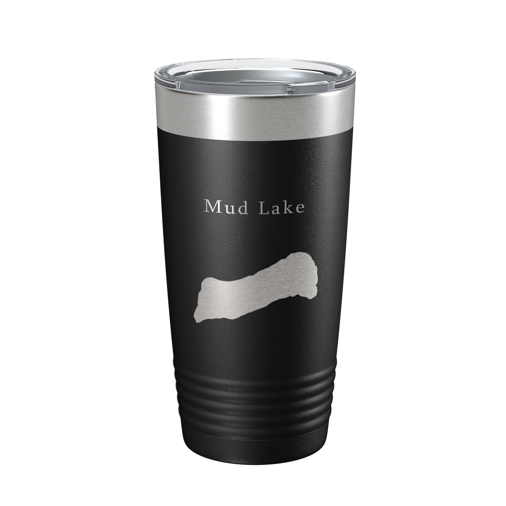 Mud Lake Map Tumbler Travel Mug Insulated Laser Engraved Coffee Cup Maine 20 oz-5