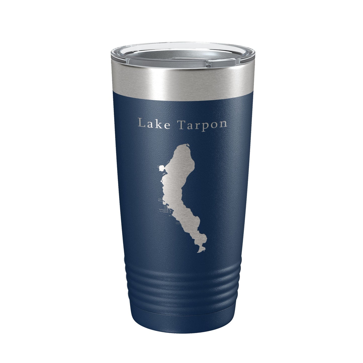 Lake Tarpon Map Tumbler Travel Mug Insulated Laser Engraved Coffee Cup Florida 20 oz-8