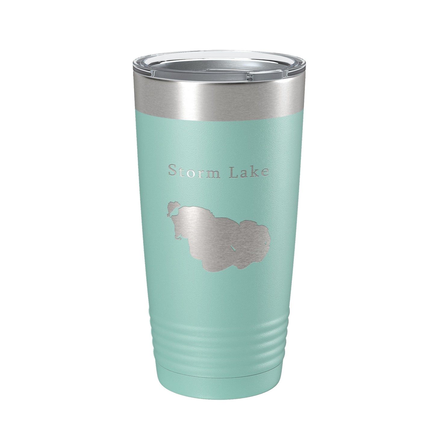 Storm Lake Map Tumbler Travel Mug Insulated Laser Engraved Coffee Cup Iowa 20 oz-12