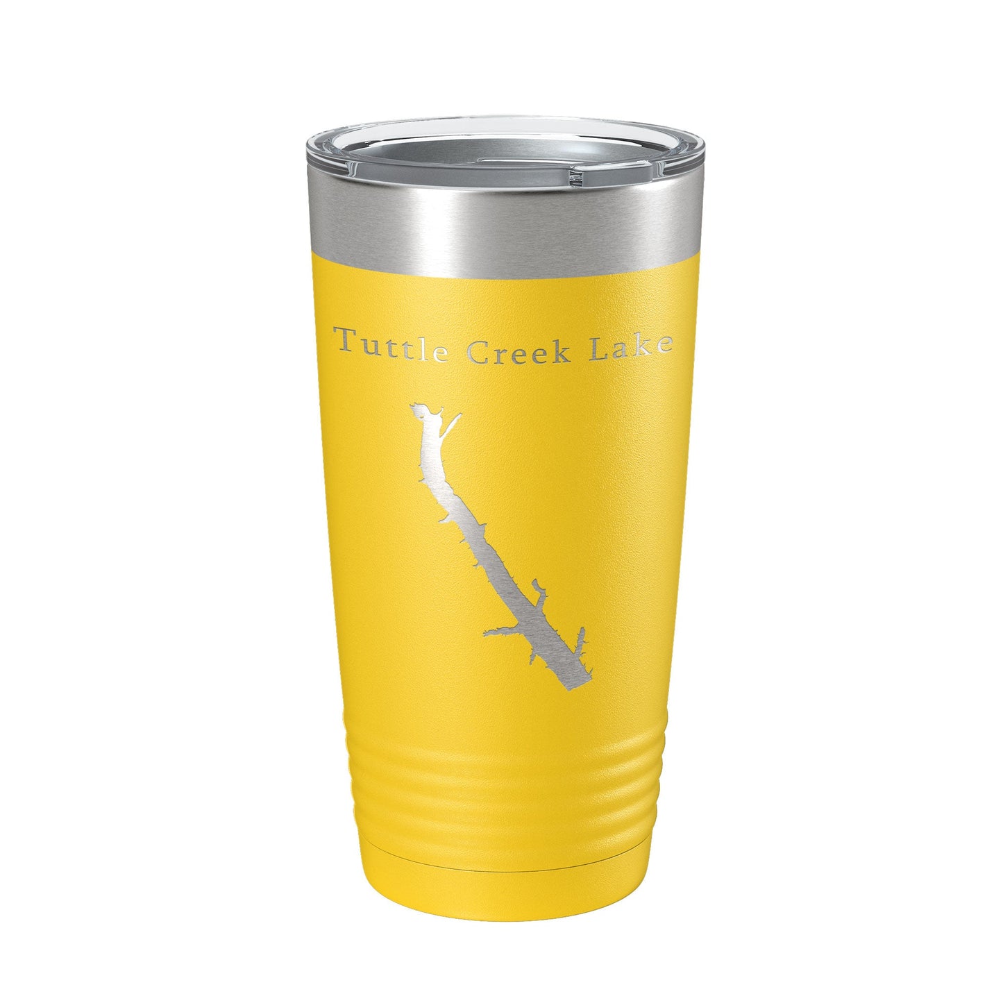 Tuttle Creek Lake Map Tumbler Travel Mug Insulated Laser Engraved Coffee Cup Kansas 20 oz-19