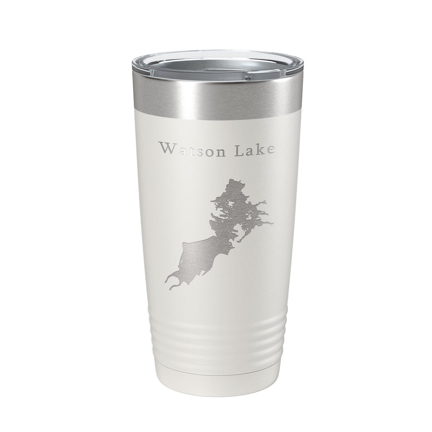 Watson Lake Map Tumbler Travel Mug Insulated Laser Engraved Coffee Cup Arizona 20 oz-7