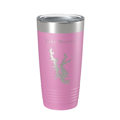 Lake Murray Map Tumbler Travel Mug Insulated Laser Engraved Coffee Cup Oklahoma 20 oz-14