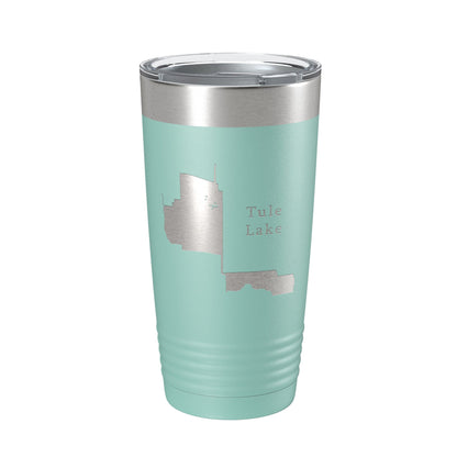 Tule Lake Map Tumbler Travel Mug Insulated Laser Engraved Coffee Cup California 20 oz-12