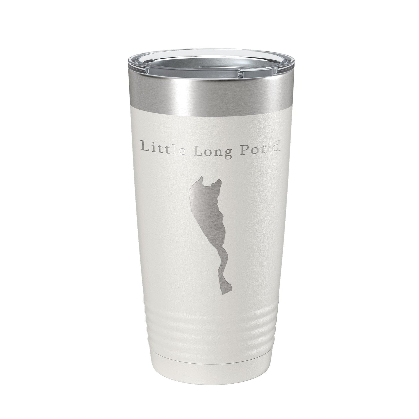 Little Long Pond Tumbler Lake Map Travel Mug Insulated Laser Engraved Coffee Cup Acadia Maine 20 oz-7