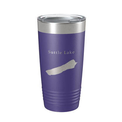 Suttle Lake Map Tumbler Travel Mug Insulated Laser Engraved Coffee Cup Oregon 20 oz-15
