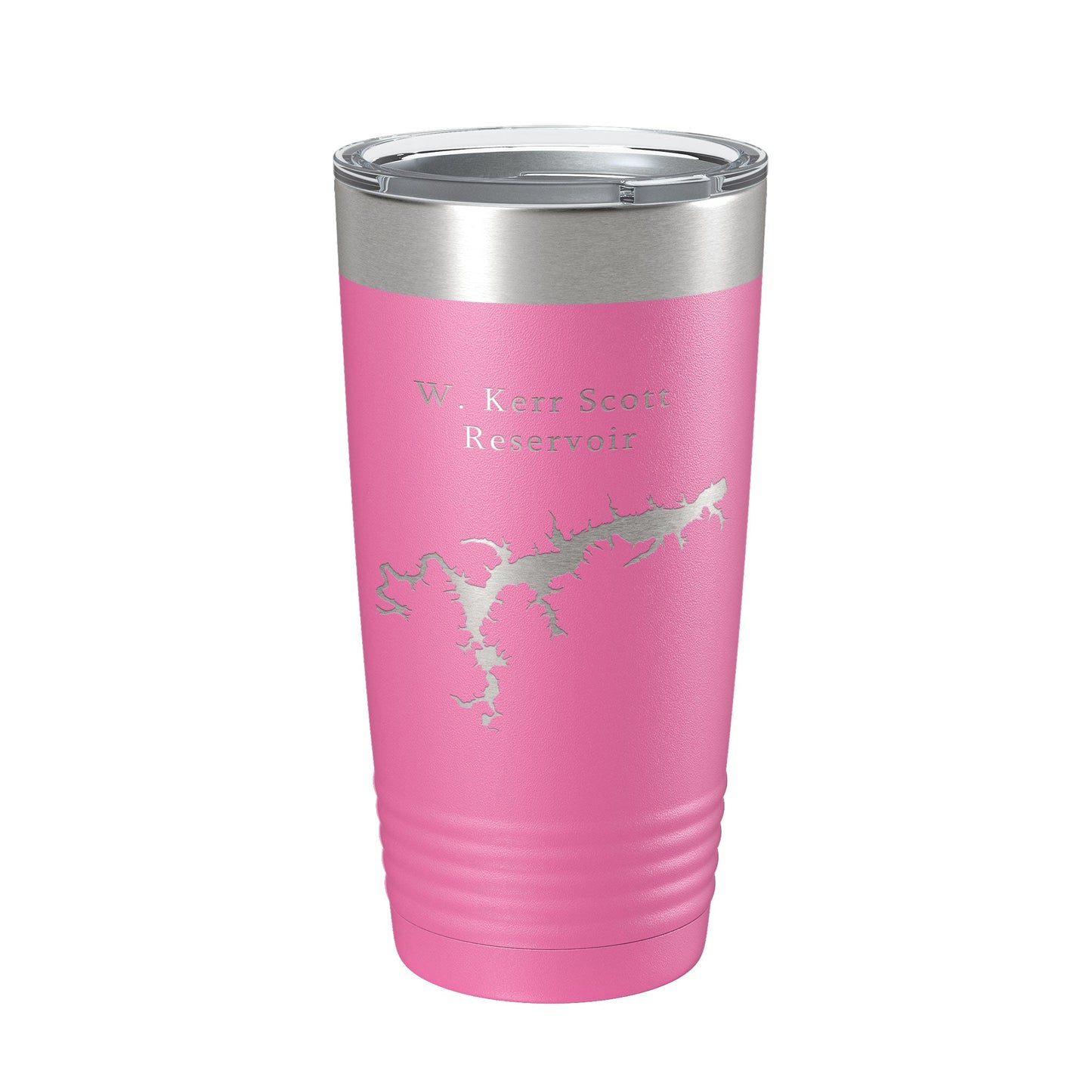 W. Kerr Scott Reservoir Tumbler Lake Map Travel Mug Insulated Laser Engraved Coffee Cup North Carolina 20 oz-11