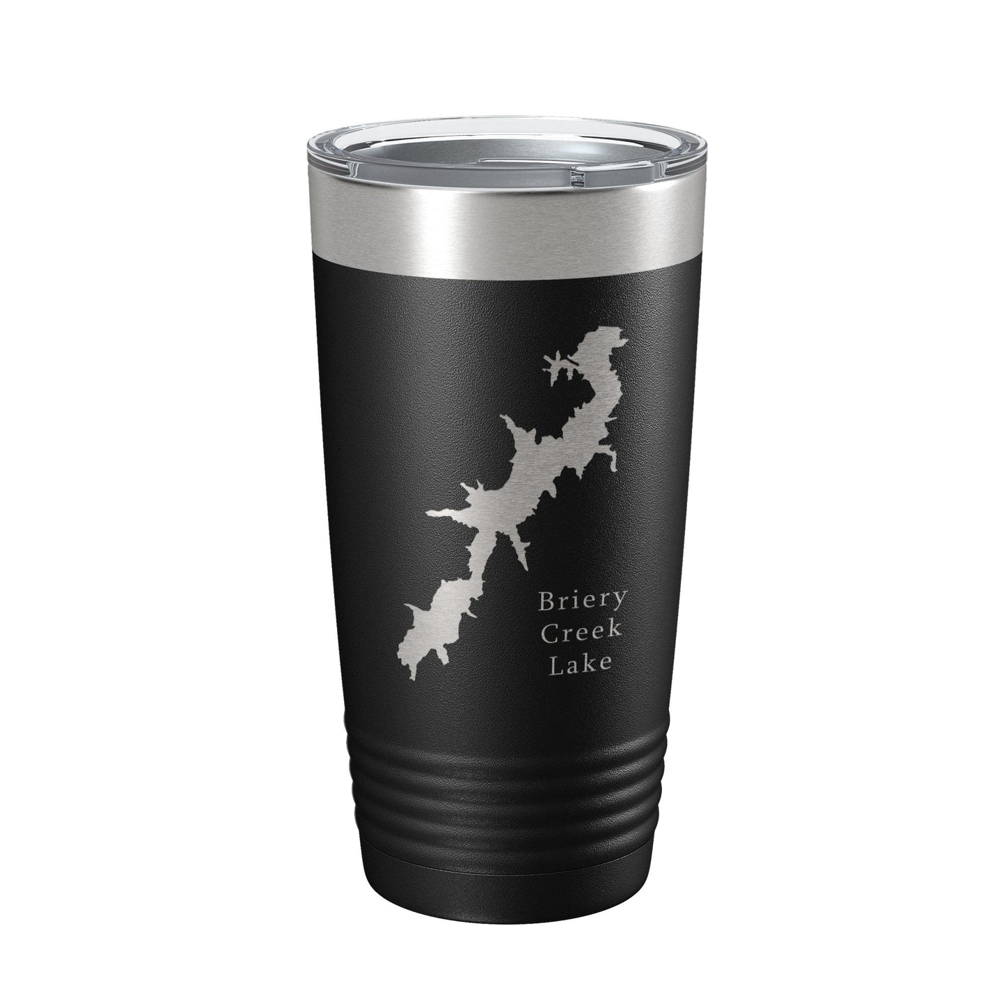 Briery Creek Lake Map Tumbler Travel Mug Insulated Laser Engraved Coffee Cup Virginia 20 oz-5