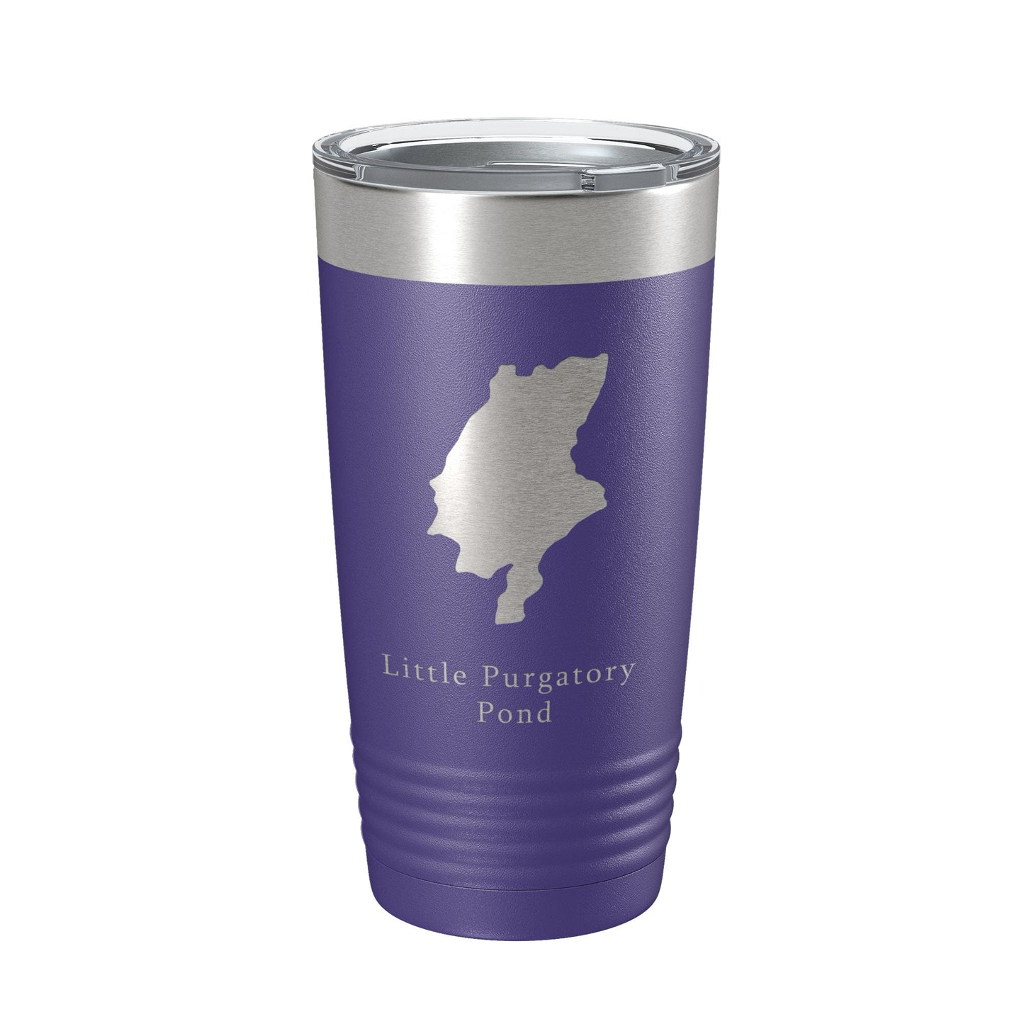 Little Purgatory Pond Tumbler Lake Map Travel Mug Insulated Laser Engraved Coffee Cup Maine 20 oz-15