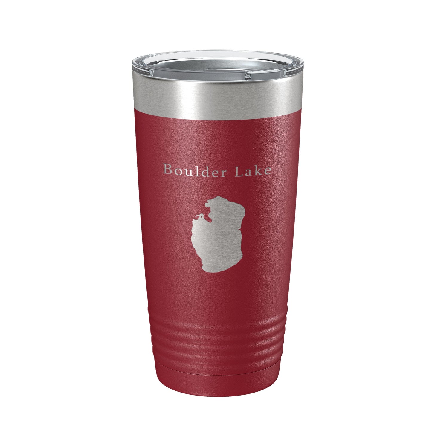 Boulder Lake Map Tumbler Travel Mug Insulated Laser Engraved Coffee Cup Wisconsin 20 oz-18