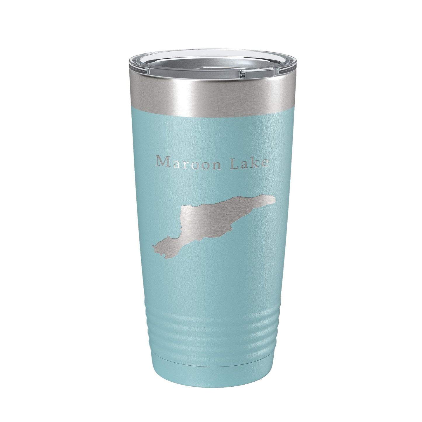 Maroon Lake Map Tumbler Travel Mug Insulated Laser Engraved Coffee Cup Colorado 20 oz-13