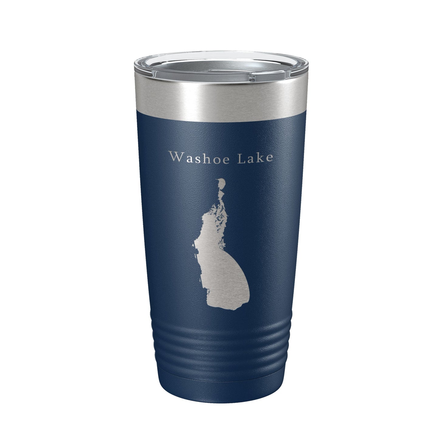 Washoe Lake Map Tumbler Travel Mug Insulated Laser Engraved Coffee Cup Nevada 20 oz-2