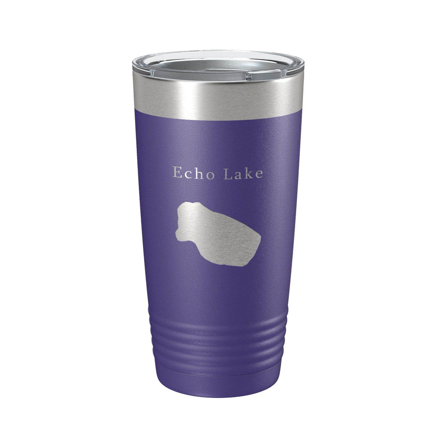 Echo Lake Map Tumbler Travel Mug Insulated Laser Engraved Coffee Cup Colorado 20 oz-15