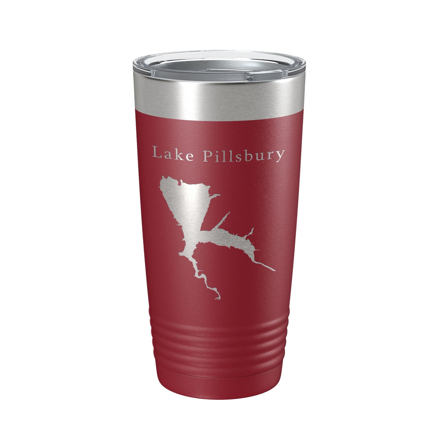 Lake Pillsbury Map Tumbler Travel Mug Insulated Laser Engraved Coffee Cup California 20 oz-18