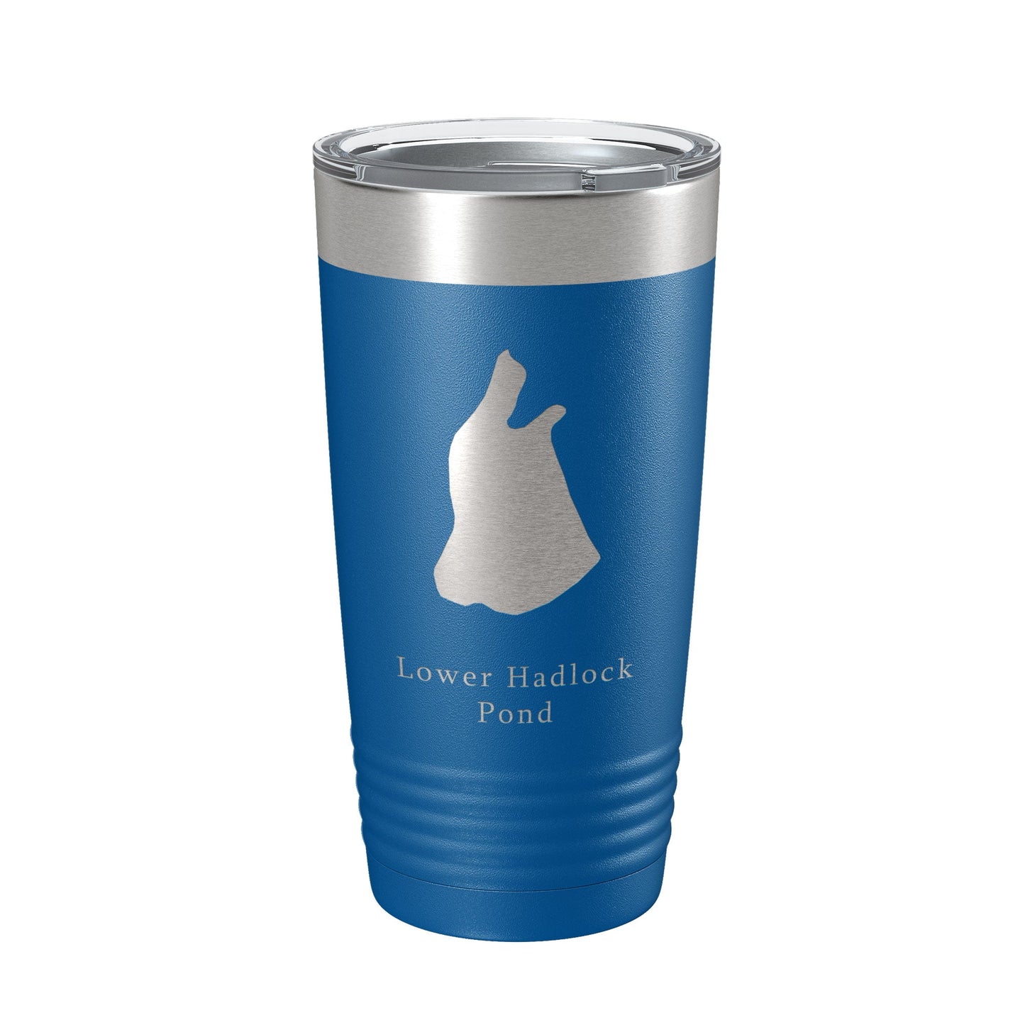 Lower Hadlock Pond Tumbler Lake Map Travel Mug Insulated Laser Engraved Coffee Cup Acadia Maine 20 oz-6