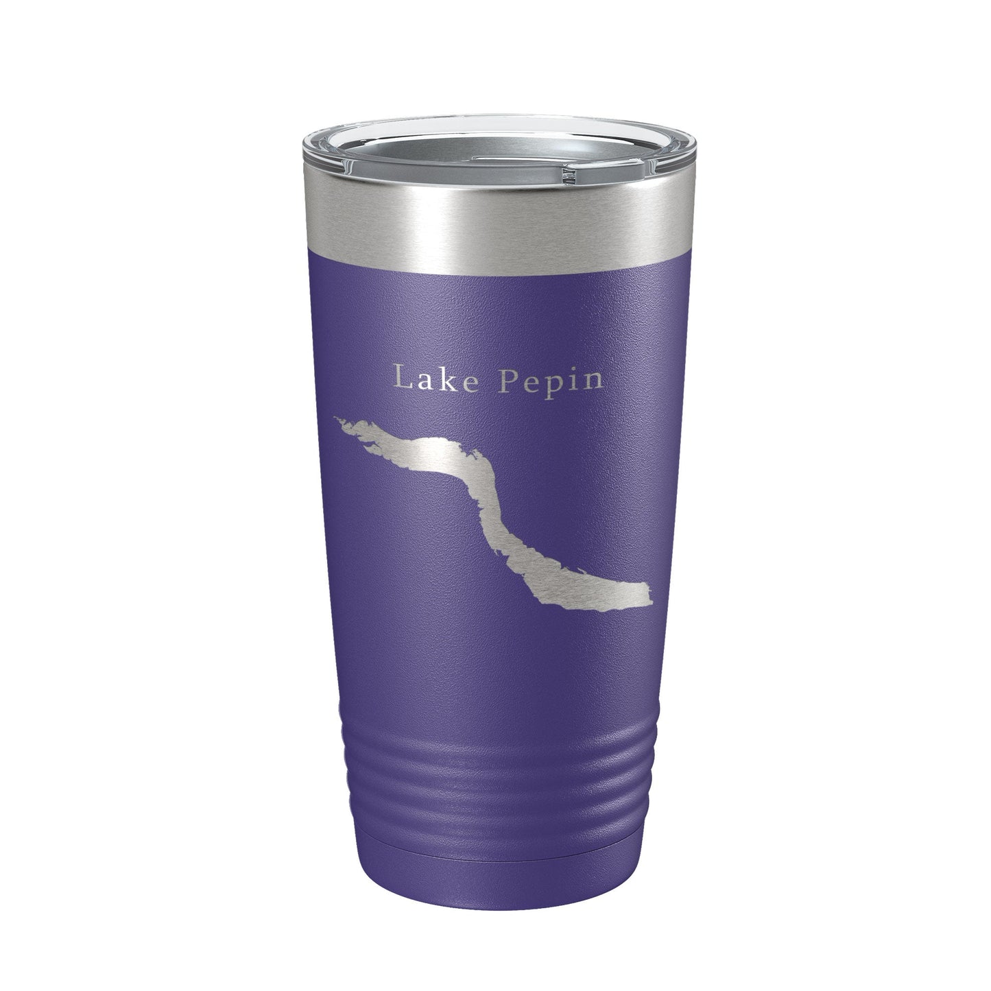 Lake Pepin Map Tumbler Travel Mug Insulated Laser Engraved Coffee Cup Minnesota Wisconsin 20 oz-15