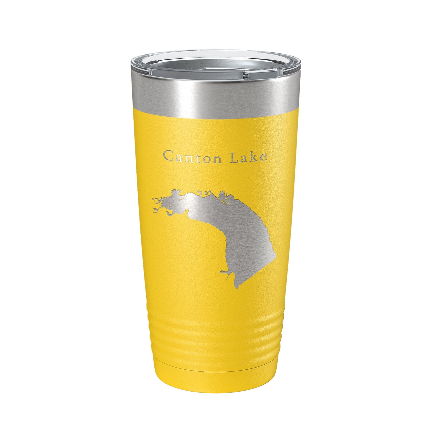 Canton Lake Map Tumbler Travel Mug Insulated Laser Engraved Coffee Cup Oklahoma 20 oz-19