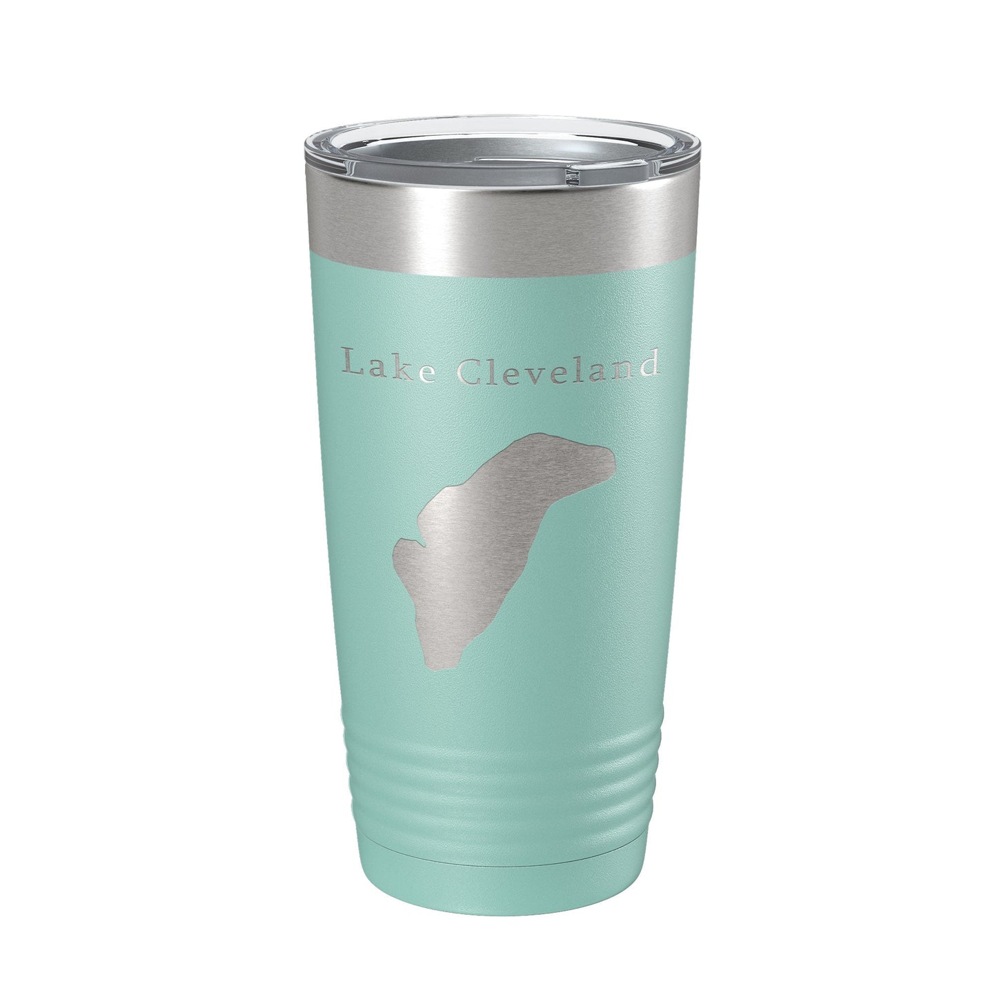 Lake Cleveland Map Tumbler Travel Mug Insulated Laser Engraved Coffee Cup Idaho 20 oz-12