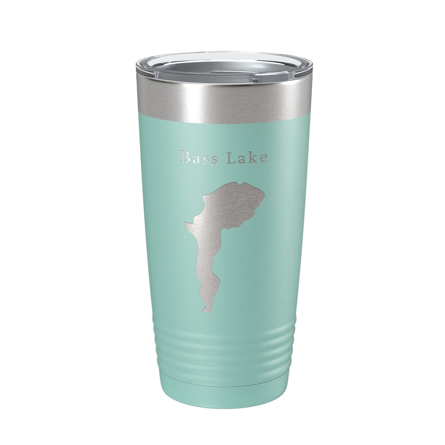 Bass Lake Map Tumbler Travel Mug Insulated Laser Engraved Coffee Cup North Carolina 20 oz-12