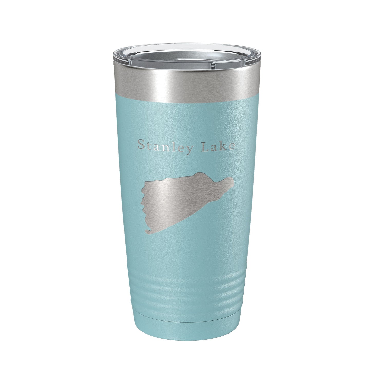 Stanley Lake Map Tumbler Travel Mug Insulated Laser Engraved Coffee Cup Idaho 20 oz-13
