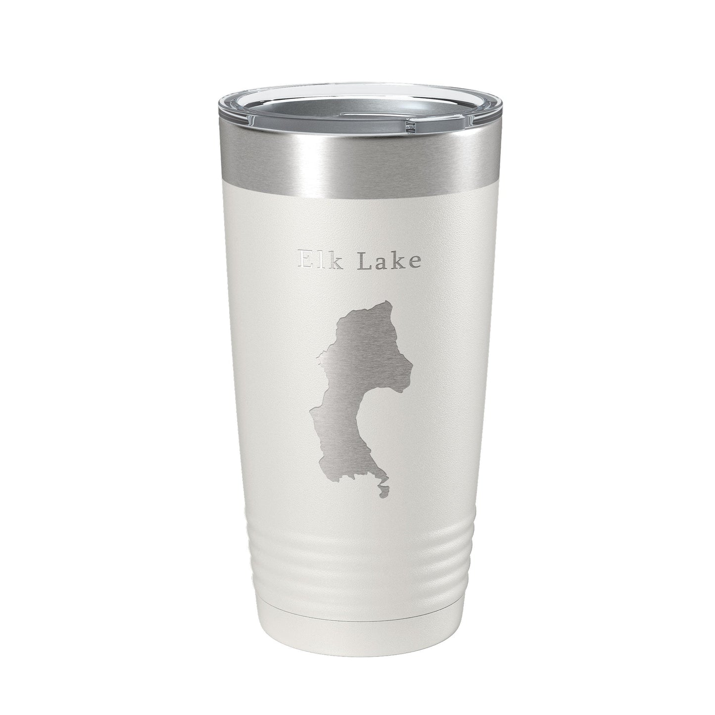 Elk Lake Map Tumbler Travel Mug Insulated Laser Engraved Coffee Cup Oregon 20 oz-7