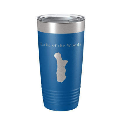 Lake of the Woods Map Tumbler Travel Mug Insulated Laser Engraved Coffee Cup Oregon 20 oz-6