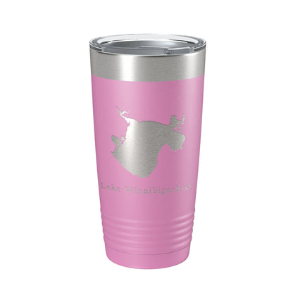 Lake Winnibigoshish Map Tumbler Travel Mug Insulated Laser Engraved Coffee Cup Minnesota 20 oz-14