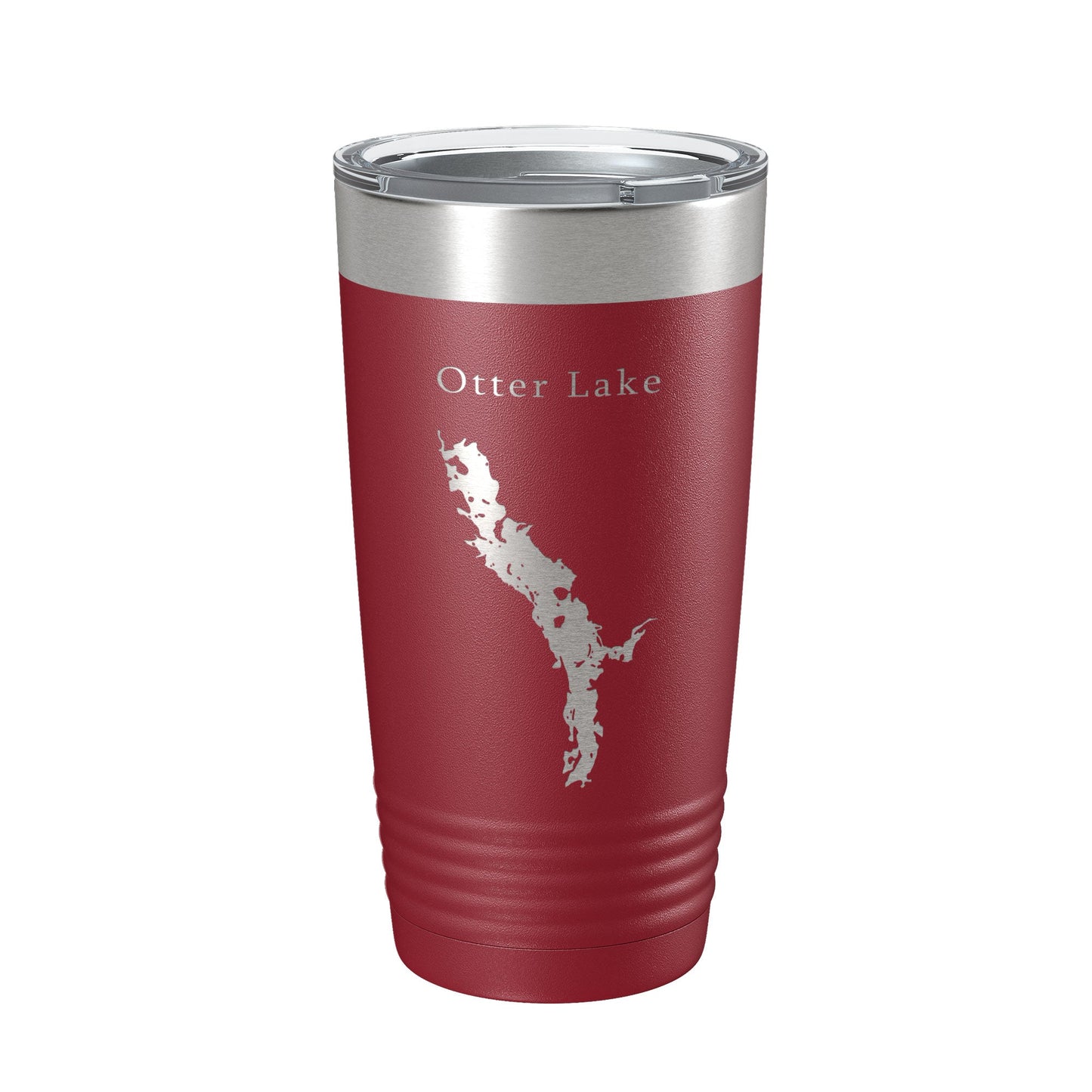 Otter Lake Map Tumbler Travel Mug Insulated Laser Engraved Coffee Cup Colburn Wisconsin 20 oz-18
