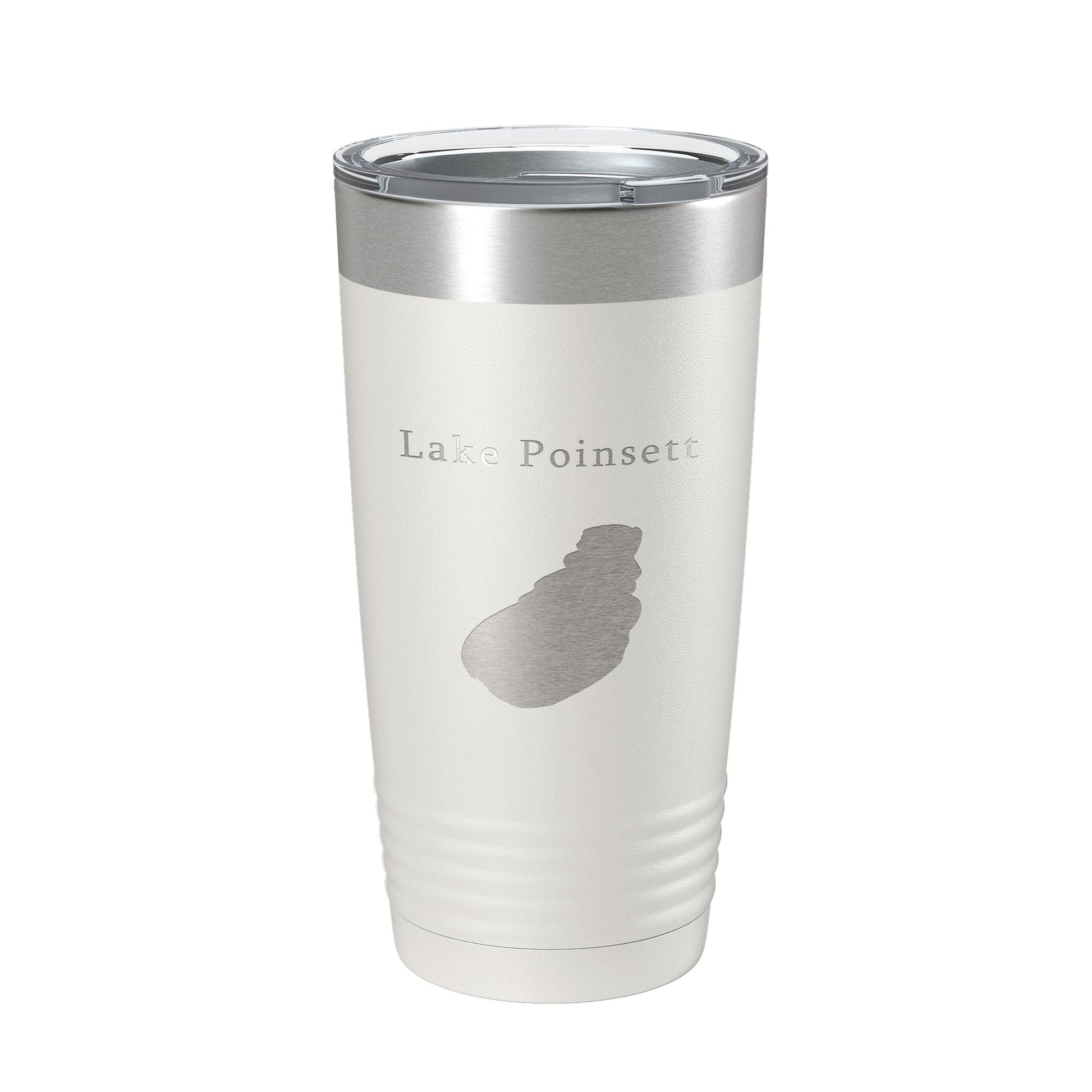 Lake Poinsett Map Tumbler Travel Mug Insulated Laser Engraved Coffee Cup South Dakota 20 oz-1