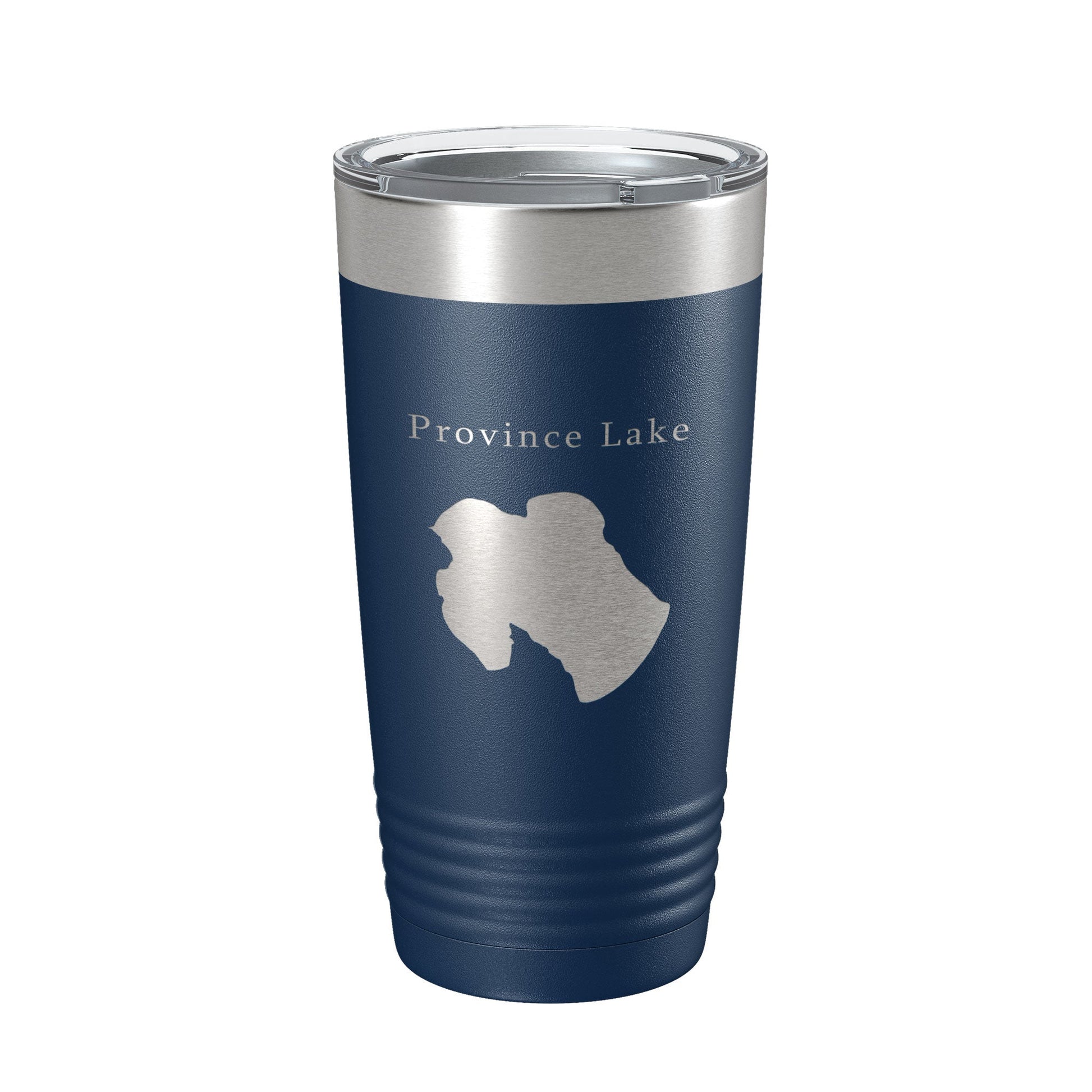 Province Lake Map Tumbler Travel Mug Insulated Laser Engraved Coffee Cup New Hampshire 20 oz-2