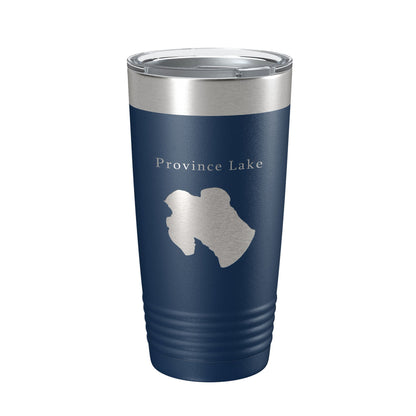 Province Lake Map Tumbler Travel Mug Insulated Laser Engraved Coffee Cup New Hampshire 20 oz-8