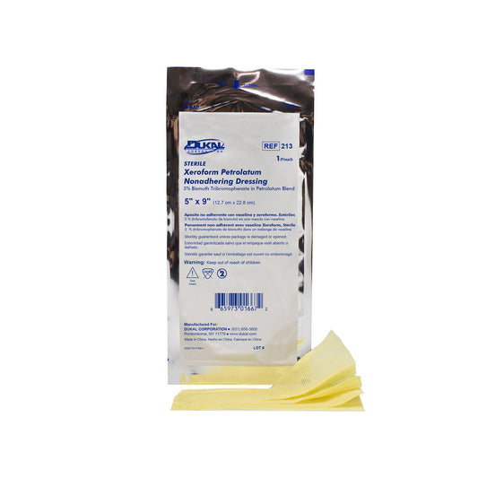Dukal Alba Xeroform Petrolatum Gauze Dressings, ABH 213