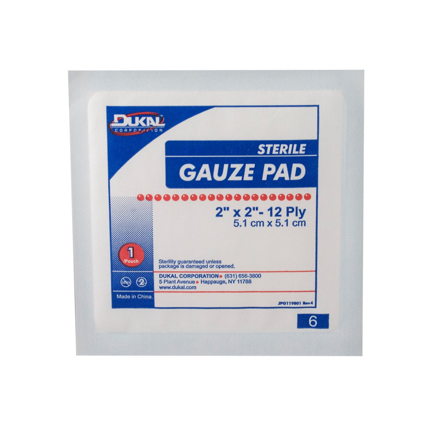 Dukal Gauze Pads, DUK 1212-25