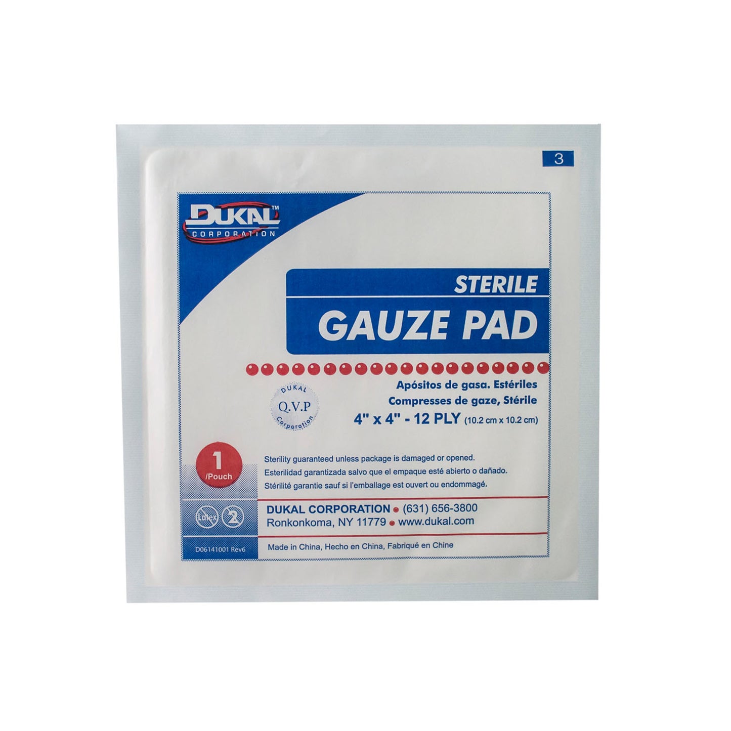 Dukal Gauze Pads, DUK 1414-25