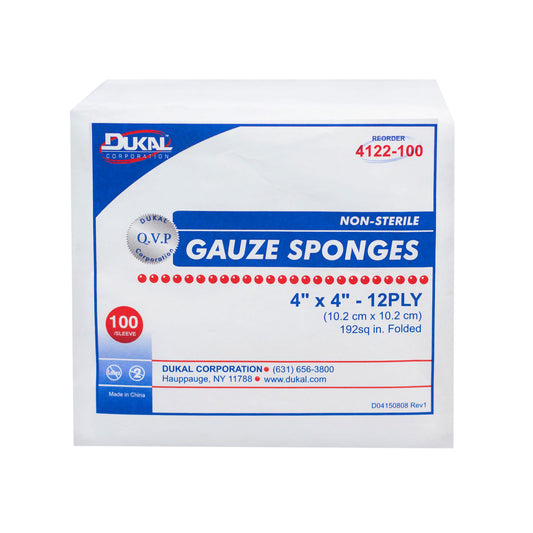 Dukal Woven Cotton Gauze Sponges, DUK 4122-100