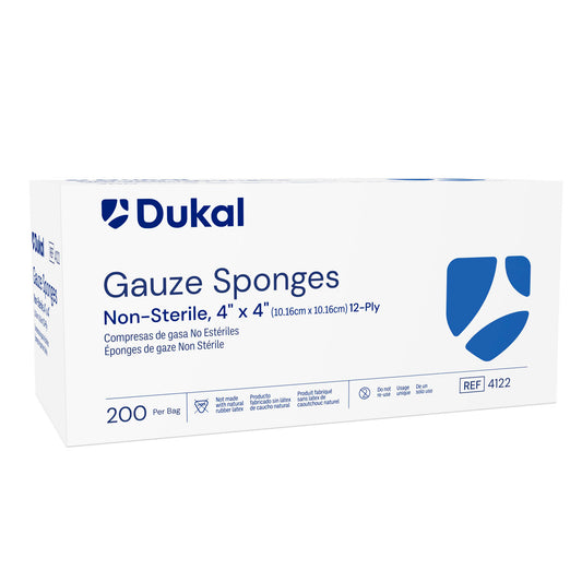 Dukal Woven Cotton Gauze Sponges, DUK 4122