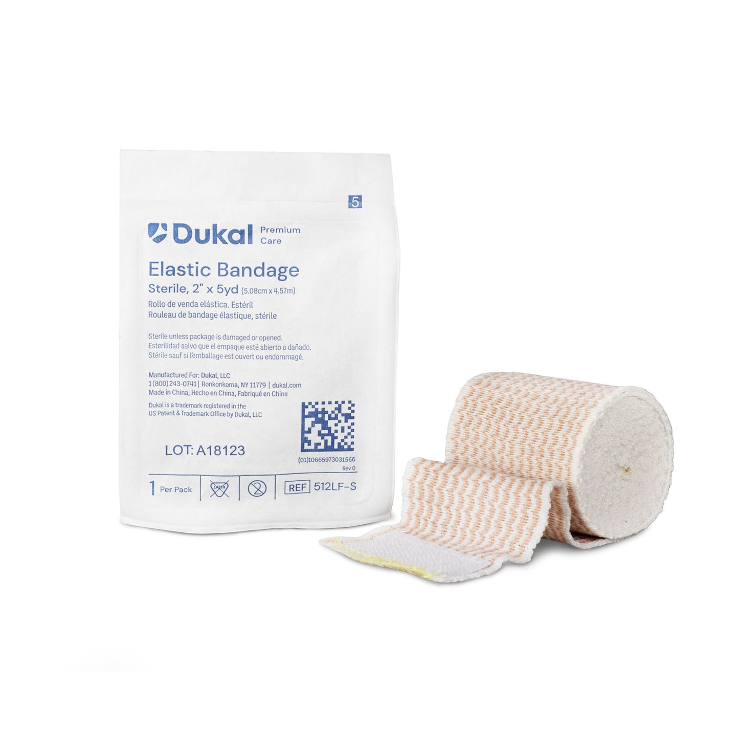 Dukal Elastic Bandage, DUK 512LF-S