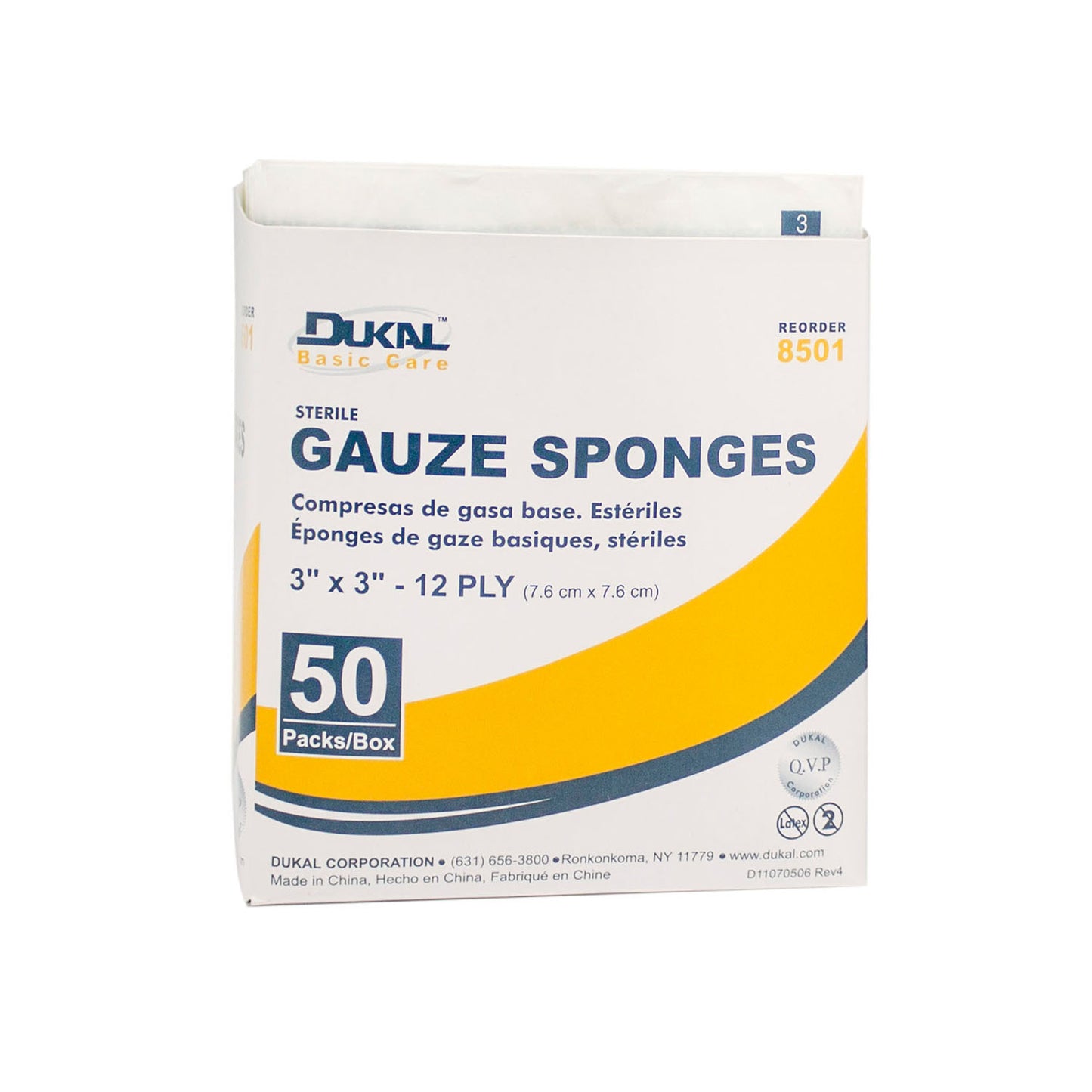 Dukal Basic Gauze Sponges, DUK 8501