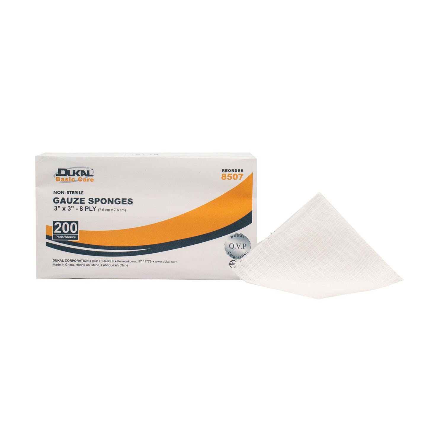 Dukal Basic Gauze Sponges, DUK 8507