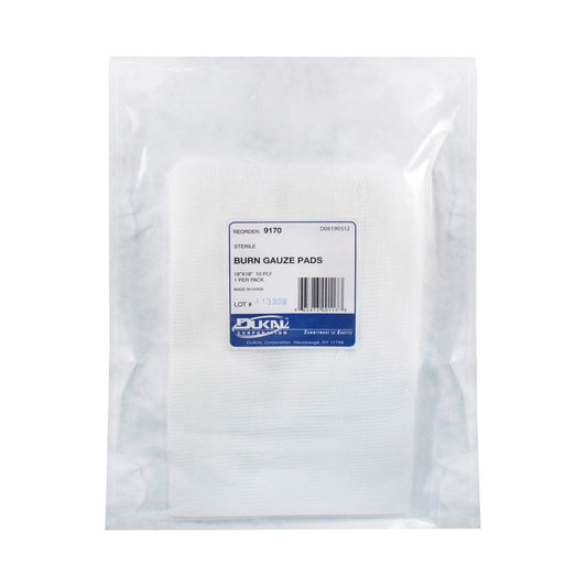 Dukal Sterile Burn Gauze Pads, DUK 9170