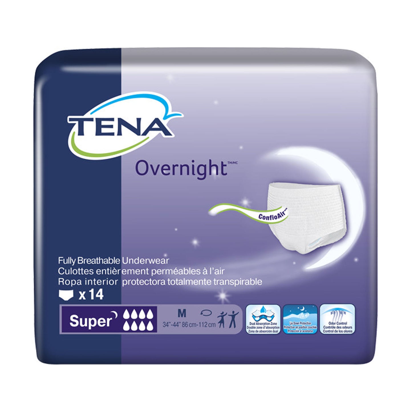 Essity Hms Tena® Overnight™ Super Protective Underwear, HMS 72235