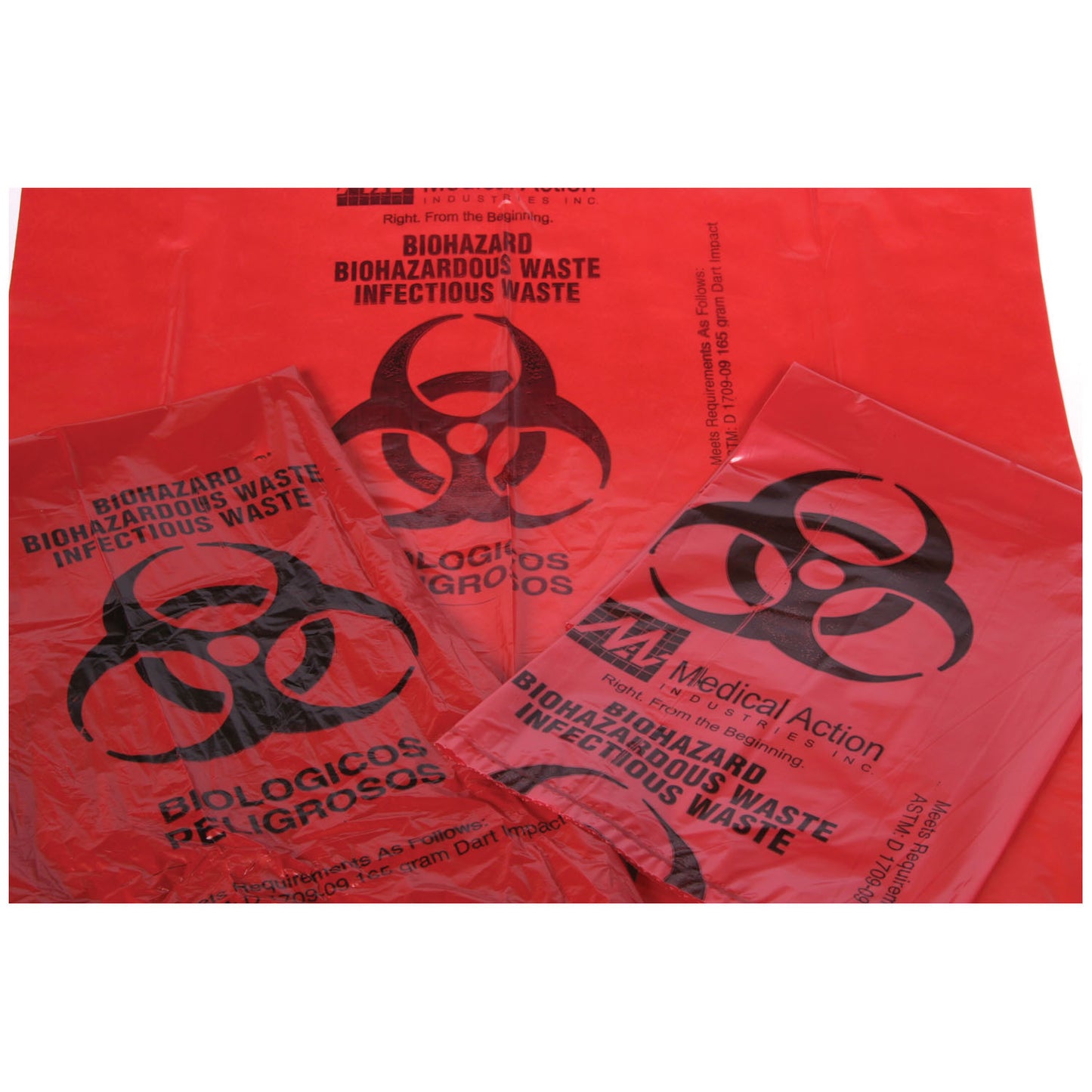 Medegen Biohazardous Waste Bags, MAI 115H