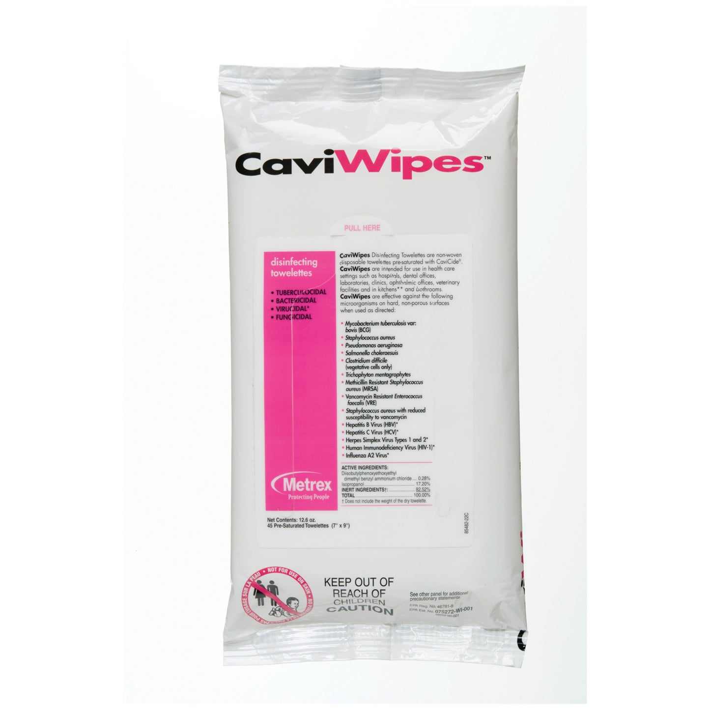 Metrex Caviwipes™ Disinfecting Towelettes, MET 13-1224