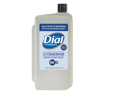 Dial® Sensitive Skin Antibacterial Liquid Hand Soap, DIL 2340082839