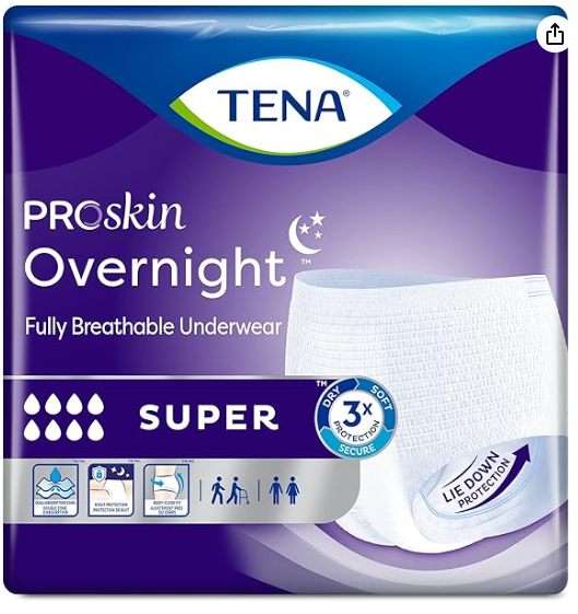 Essity Hms Tena® Overnight™ Super Protective Underwear, HMS 72325