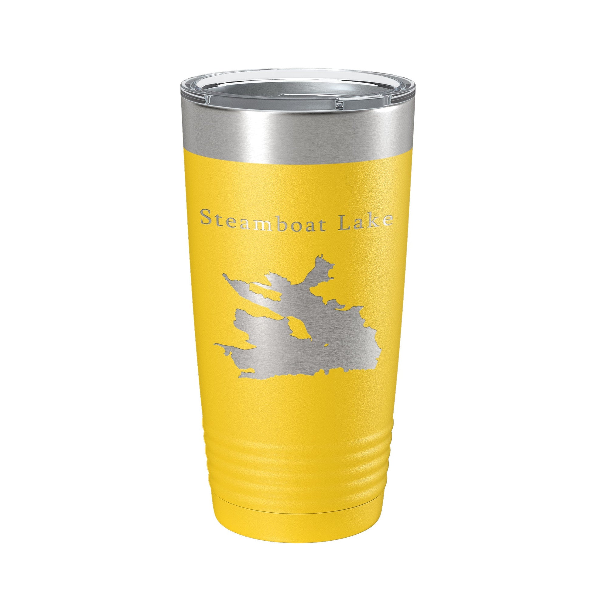 Steamboat Lake Map Tumbler Travel Mug Insulated Laser Engraved Coffee Cup Colorado 20 oz-4