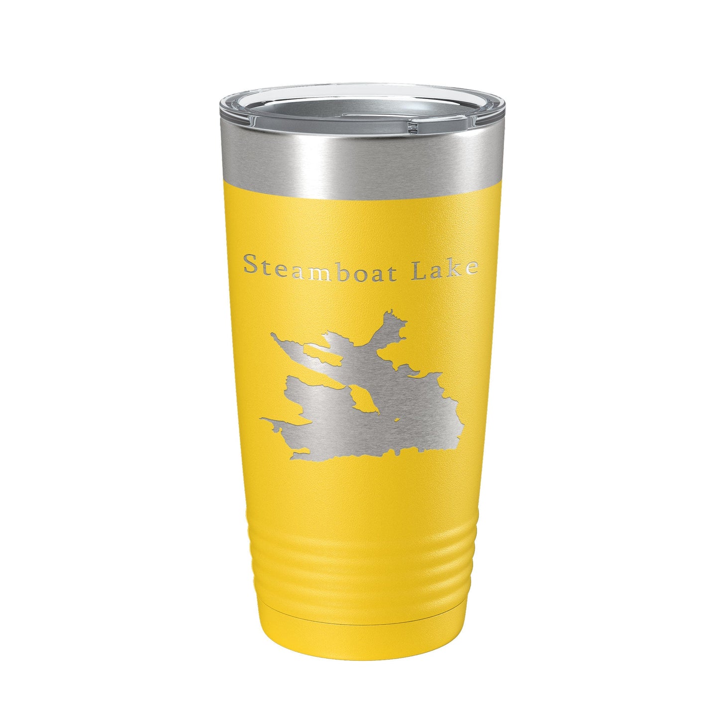 Steamboat Lake Map Tumbler Travel Mug Insulated Laser Engraved Coffee Cup Colorado 20 oz-19