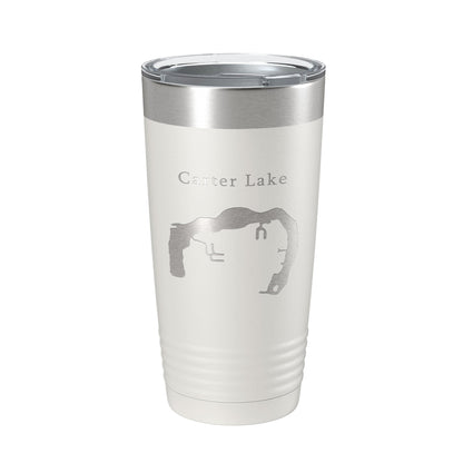 Carter Lake Map Tumbler Travel Mug Insulated Laser Engraved Coffee Cup Iowa Omaha Nebraska 20 oz-7
