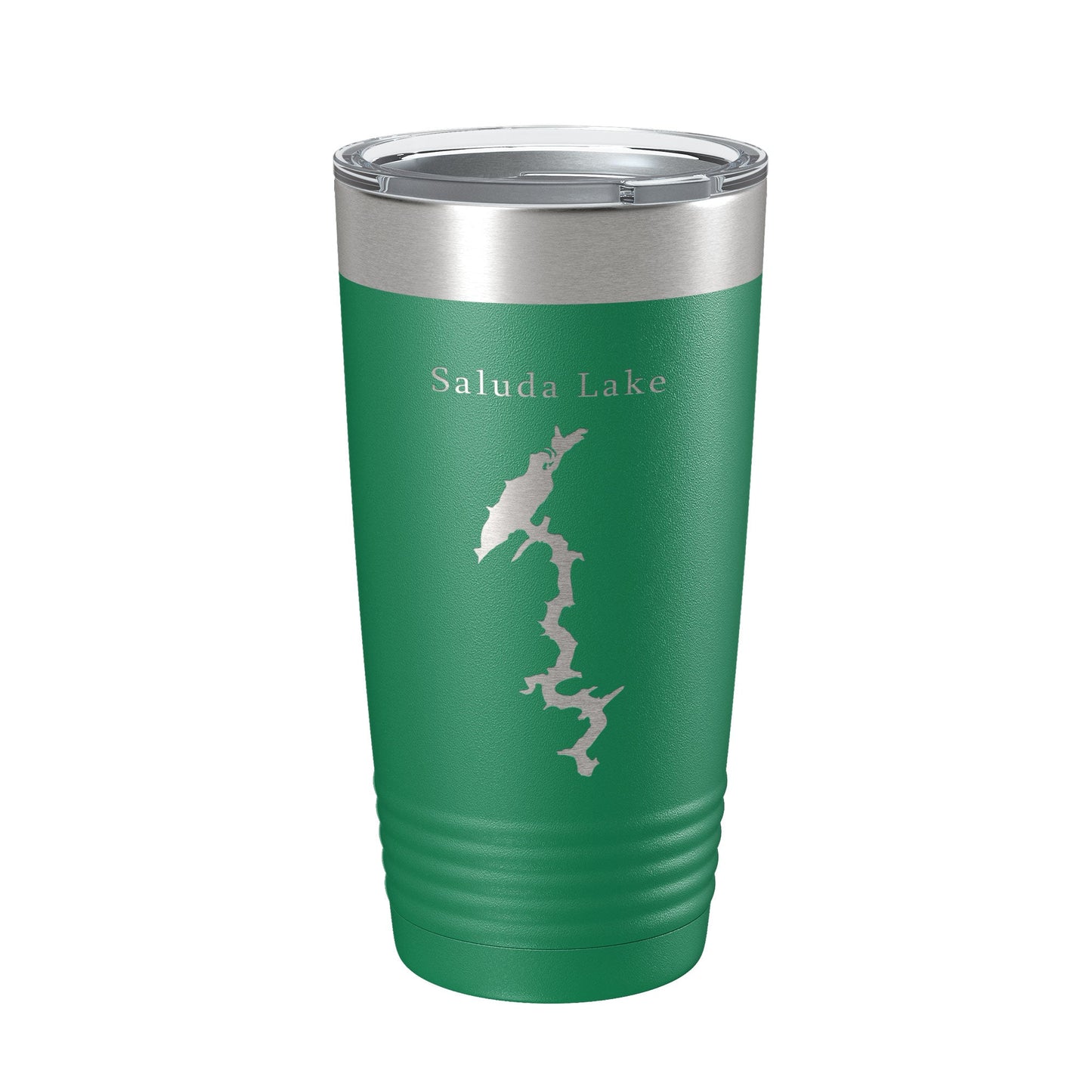 Saluda Lake Map Tumbler Travel Mug Insulated Laser Engraved Coffee Cup South Carolina 20 oz-9